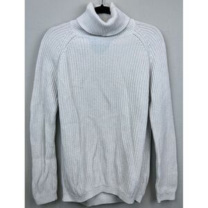 Zara White Turtleneck Sweater